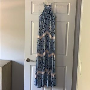 Kohl’s Robin Blue Maxi with Floral Pattern